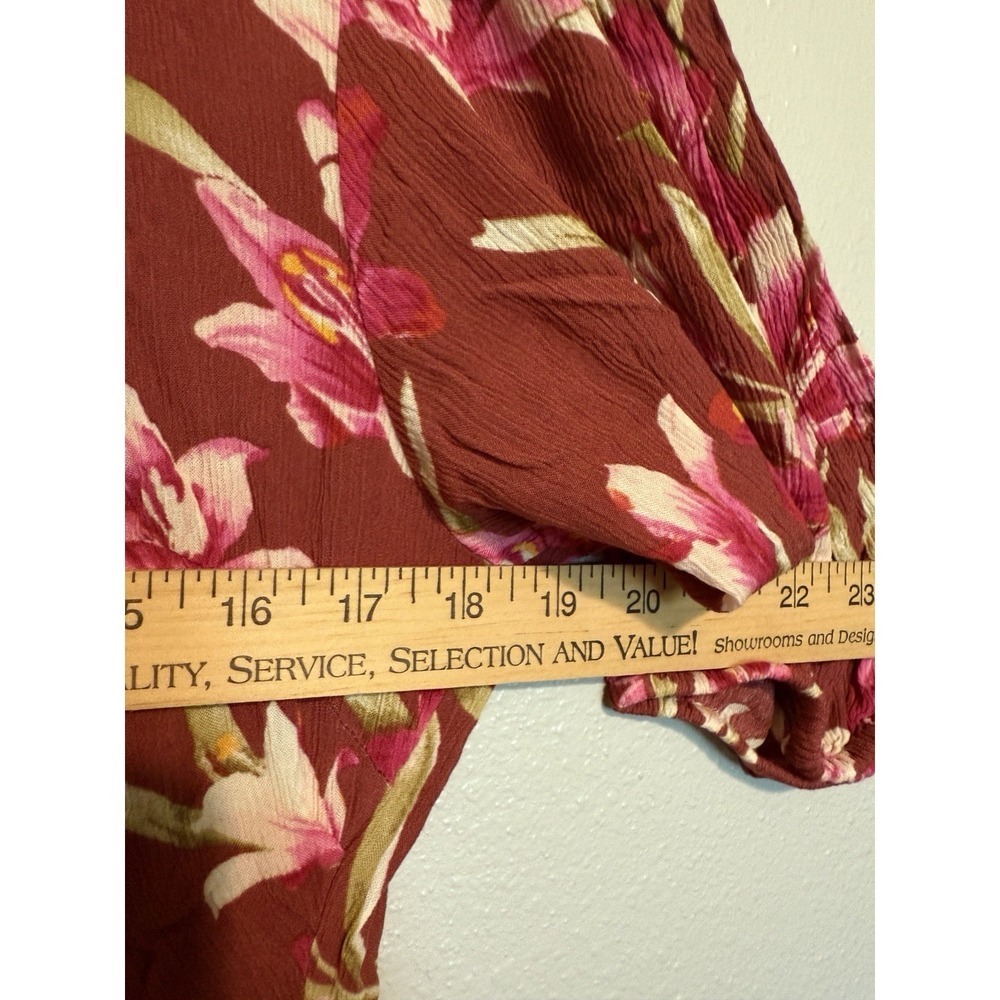 Faherty Sorrento Majorca Floral Button Down Maxi Dress NWT Womens Size Small - Picture 8 of 9